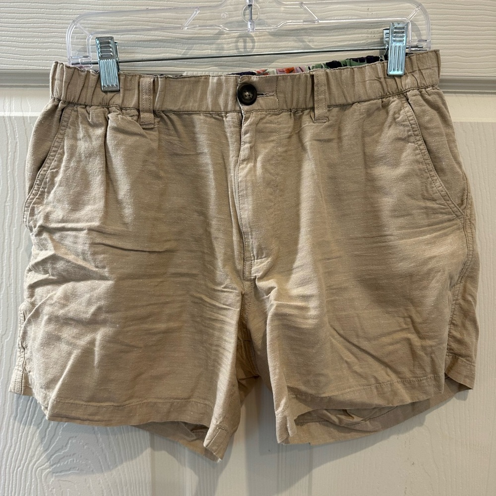 Chubbies Linen 5” Men's Tan Casual Shorts